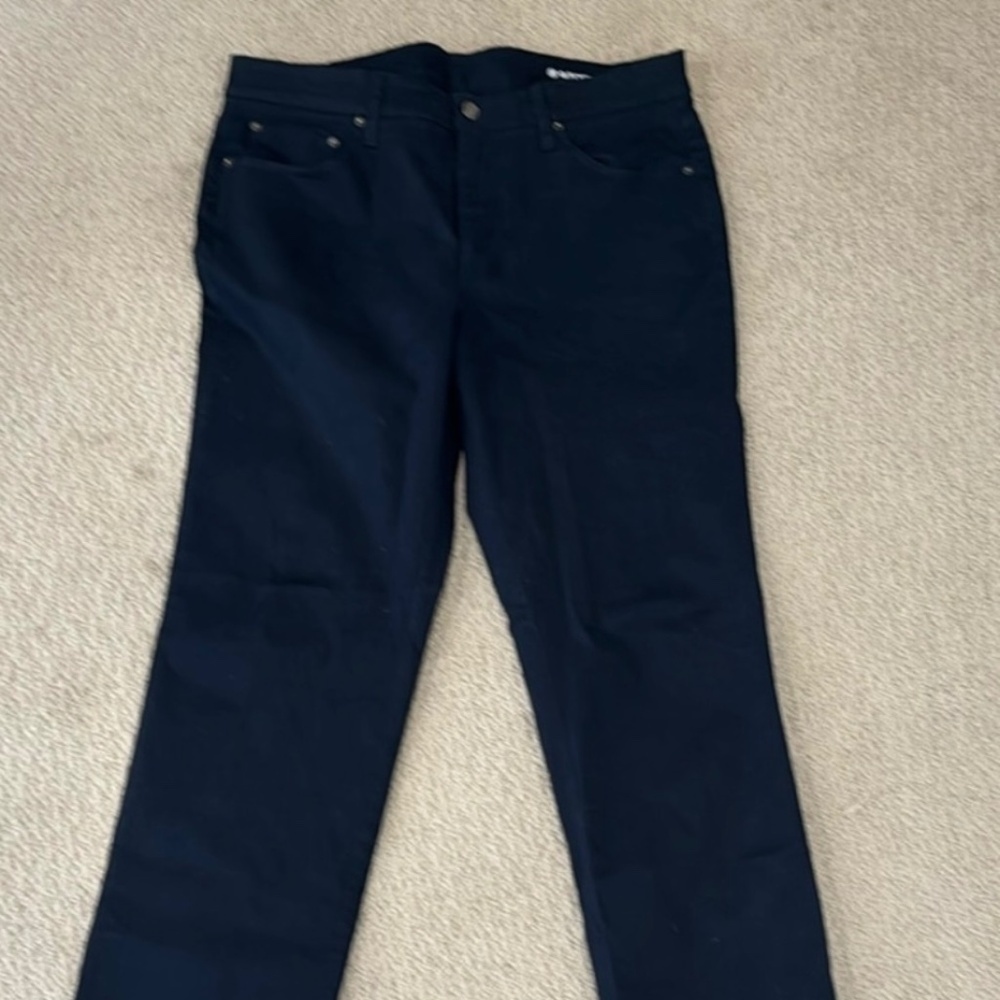 G/FORE Men's Dress Pants Navy Blue Flat Front Zip Size 34W 32L Golf Trousers - Picture 1 of 4